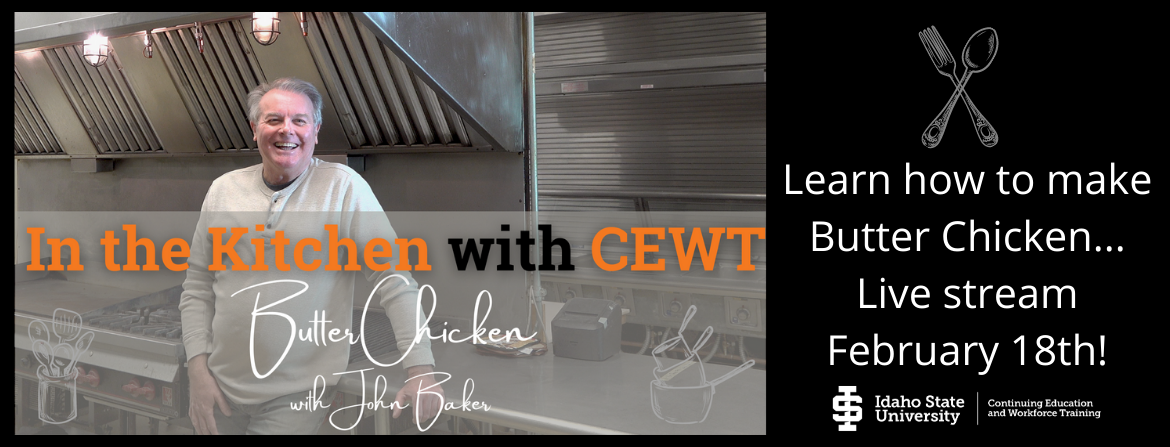 In The Kitchen with CEWT Butter Chicken (Banner)