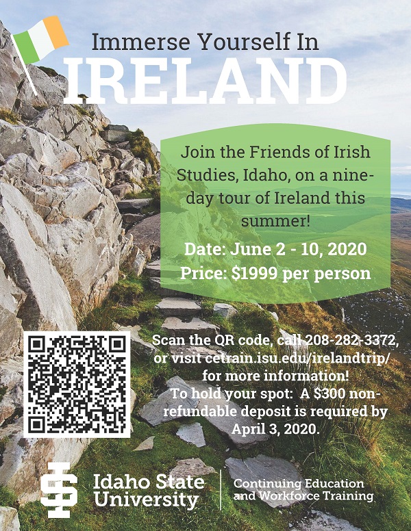 Ireland Trip 2020 Flyer Image