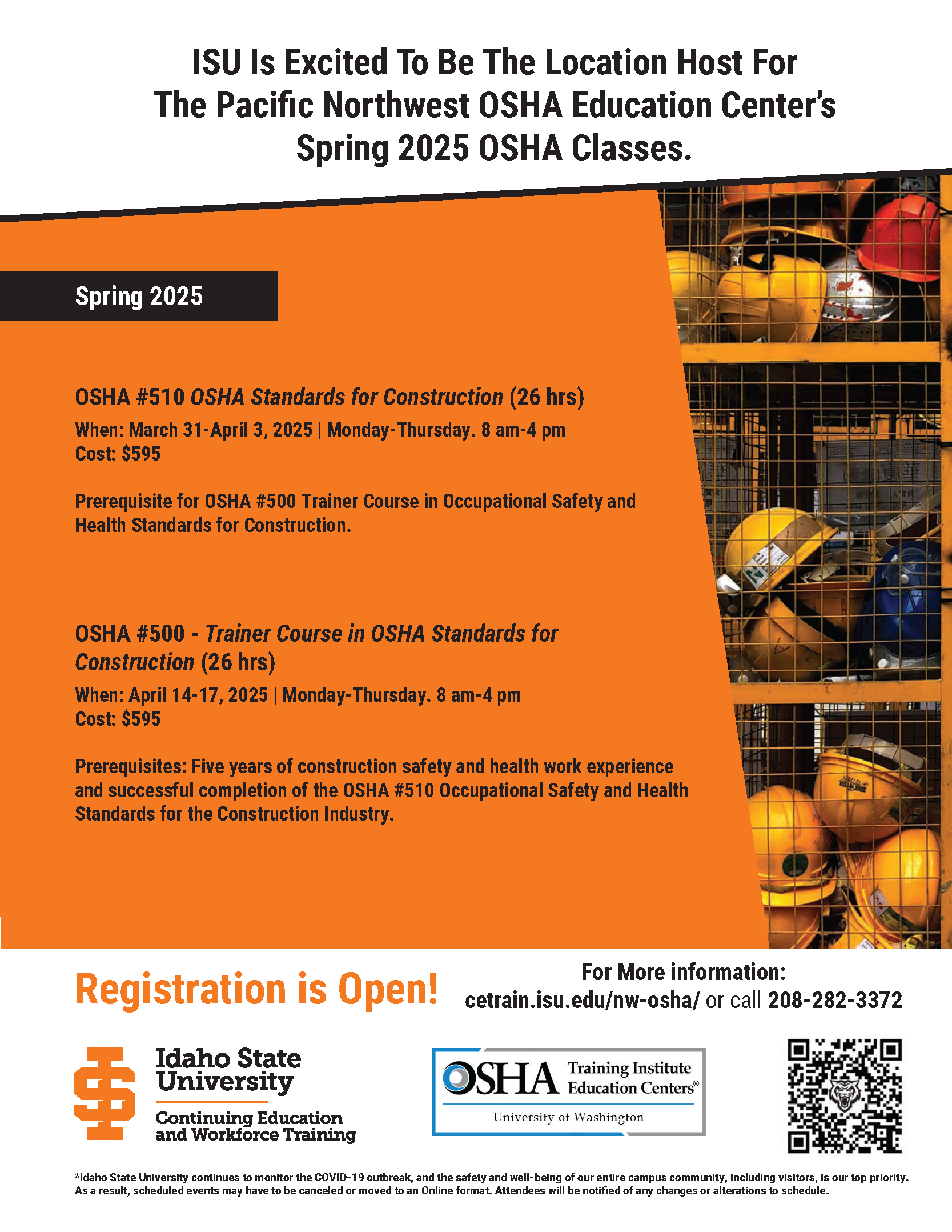 OSHA Spring 2025 Flyer