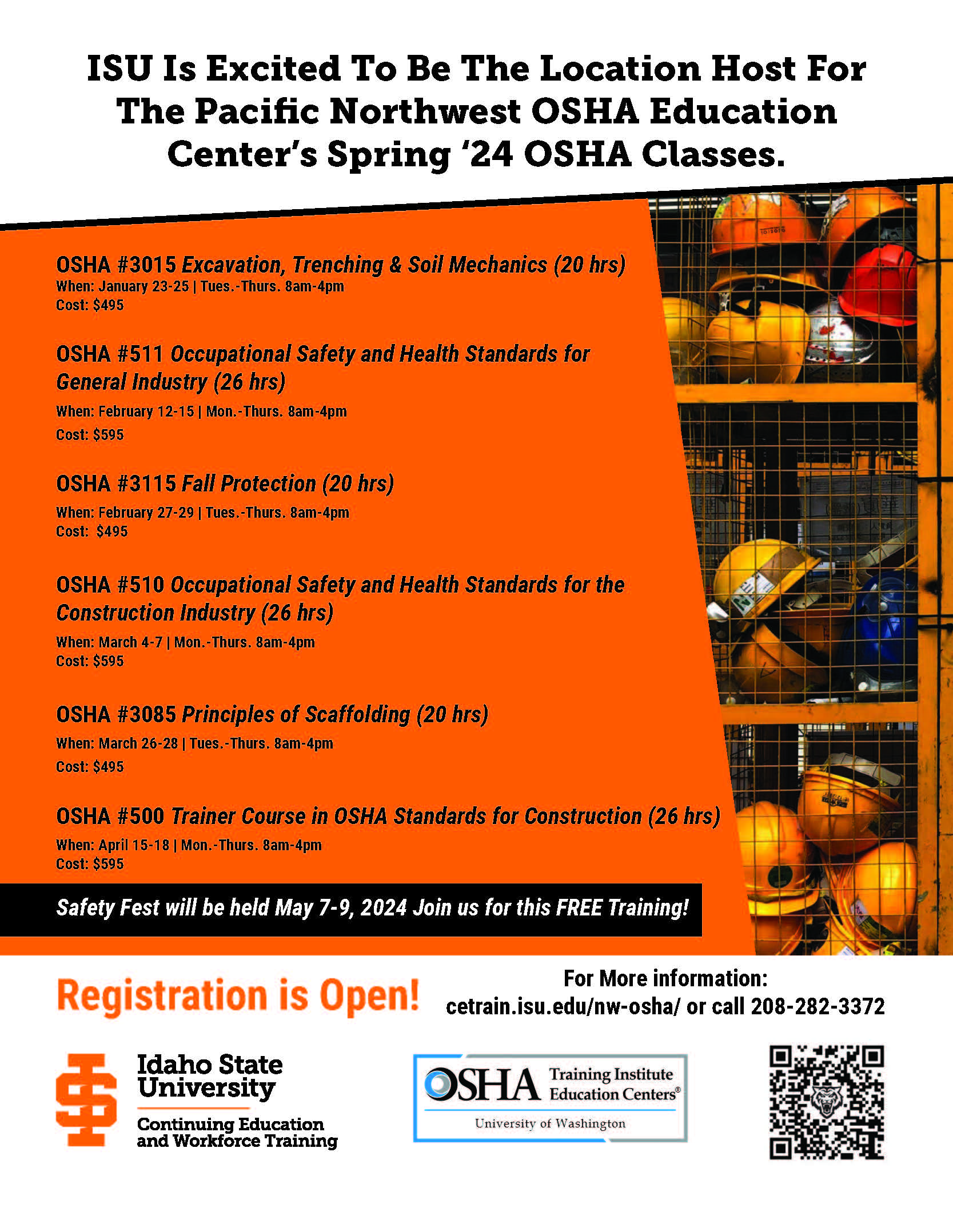 OSHA Spring 2024 Flyer
