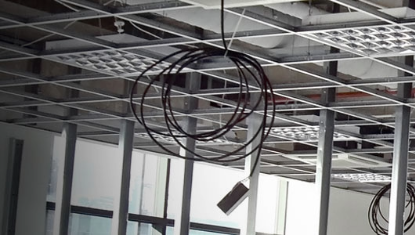 office under construction