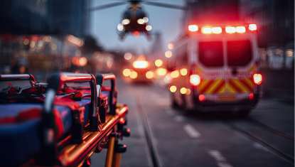 Emergency Helicopter Image